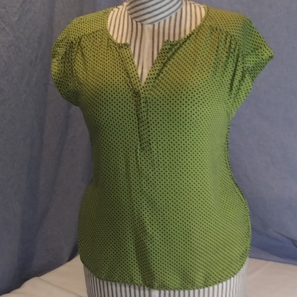 Stylus Graphic Print Blouse
